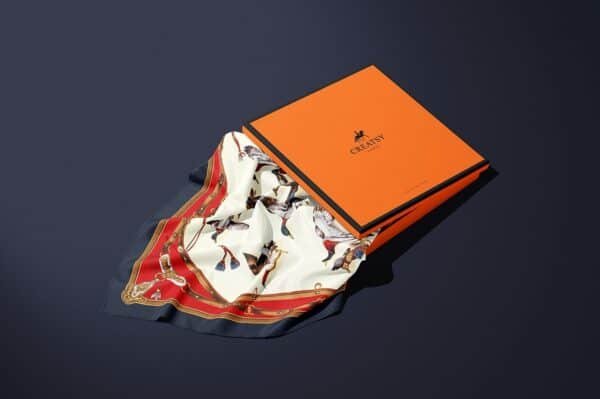 silk scarf square packaging