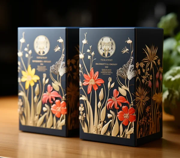 printed food safe tea packaging