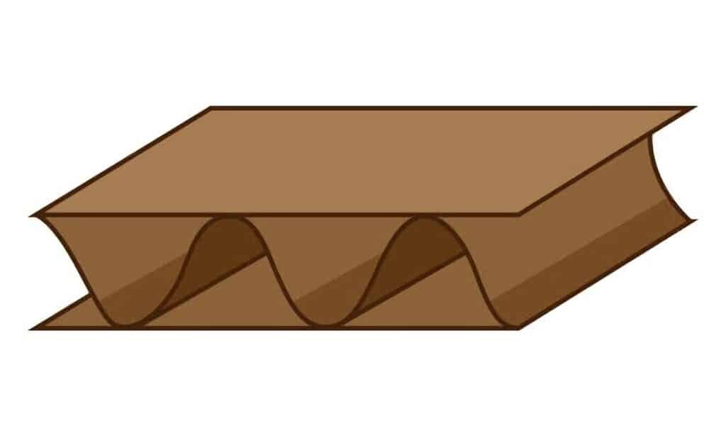 a flute cardboard