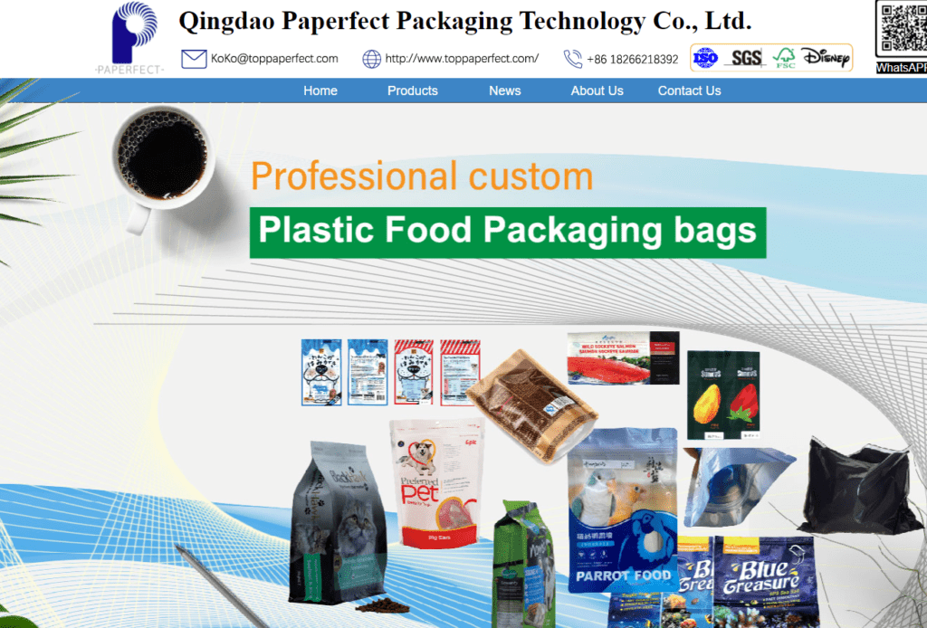 qingdao paperfect packaging