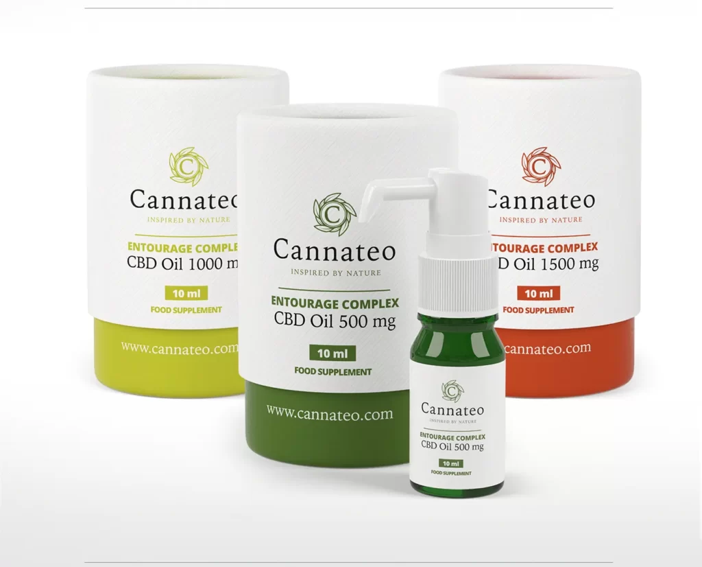 credit by cannateo branding packaging cbd tubes cylinder