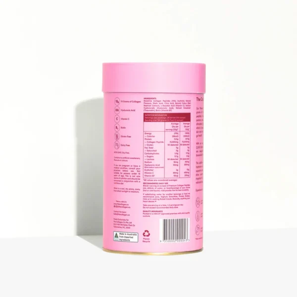 custom printed collagen peptides cylinder paper rigid tube