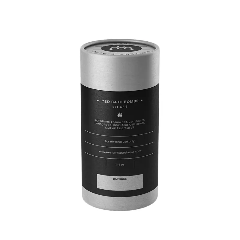 custom wholesale biodegradable saffron paper tube packaging (copy)