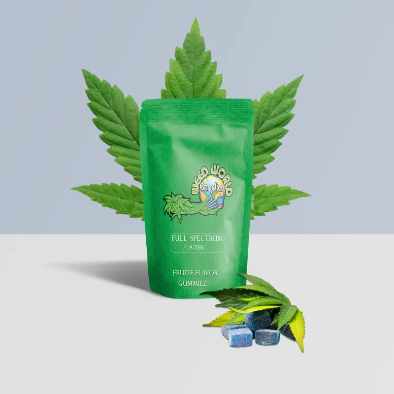 custom wholesale marijuana flower mylar bag