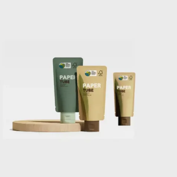 eco friendly custom kraft cosmetic paper tube